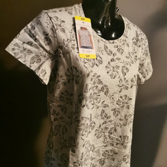 Ecothreads Women's Organic Cotton T-Shirt (Grey) - Picture 4 of 7